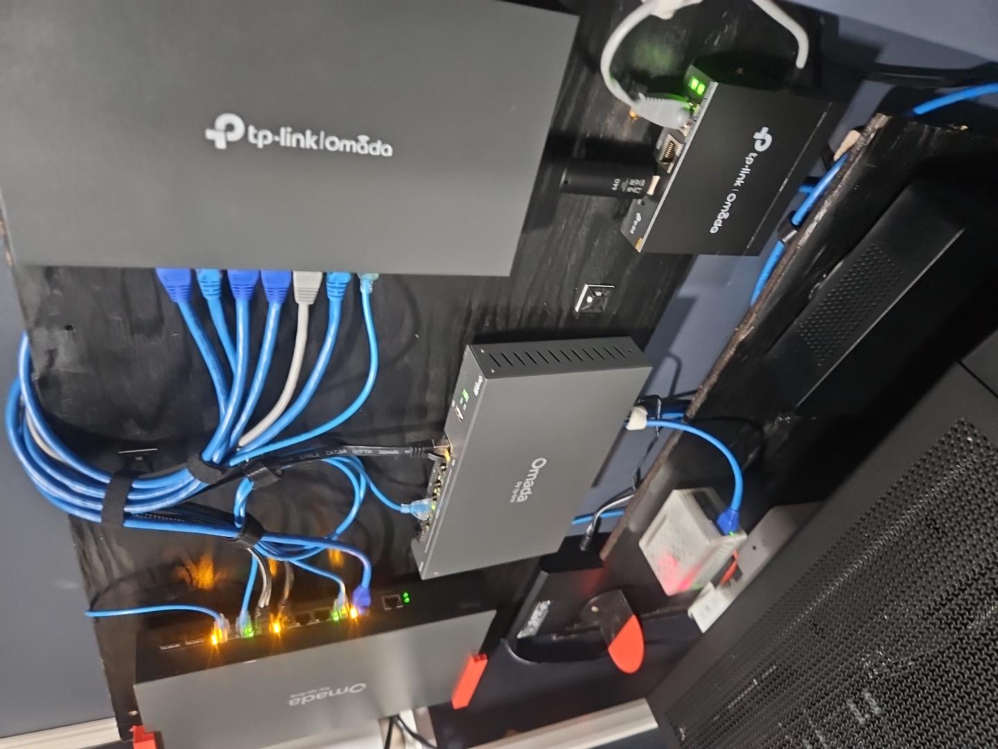 Home lab network wall